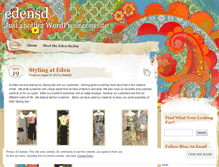 Tablet Screenshot of edensd.wordpress.com