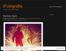 Tablet Screenshot of ifotografia.wordpress.com