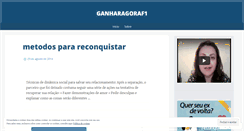 Desktop Screenshot of ganharagoraf1.wordpress.com