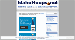 Desktop Screenshot of idahohoops.wordpress.com