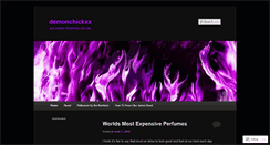 Desktop Screenshot of demonchickxx.wordpress.com