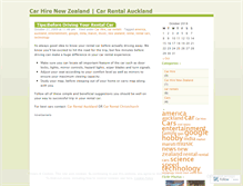 Tablet Screenshot of carhirenewzealand.wordpress.com