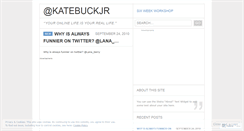 Desktop Screenshot of katebuckjr.wordpress.com