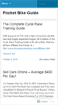 Mobile Screenshot of pcoketbikesguide.wordpress.com