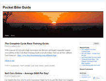 Tablet Screenshot of pcoketbikesguide.wordpress.com