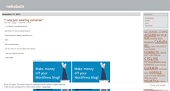 Desktop Screenshot of nekoball.wordpress.com