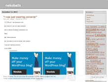 Tablet Screenshot of nekoball.wordpress.com