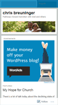 Mobile Screenshot of chrisbreuninger.wordpress.com