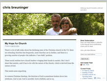 Tablet Screenshot of chrisbreuninger.wordpress.com