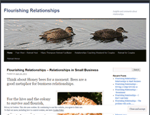 Tablet Screenshot of flourishingrelationships.wordpress.com