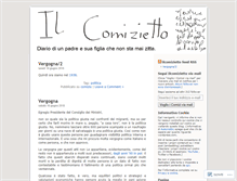 Tablet Screenshot of ilcomizietto.wordpress.com