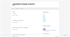 Desktop Screenshot of kljmoorsel.wordpress.com