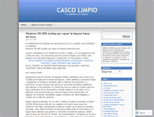 Tablet Screenshot of cascolimpio.wordpress.com