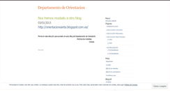 Desktop Screenshot of orientacion2010.wordpress.com
