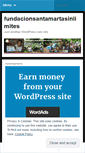 Mobile Screenshot of fundacionsantamartasinlimites.wordpress.com