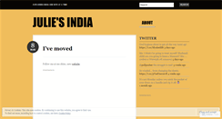 Desktop Screenshot of juliesindia.wordpress.com