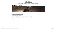 Desktop Screenshot of mavblog.wordpress.com