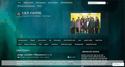 Desktop Screenshot of ibpcavite.wordpress.com