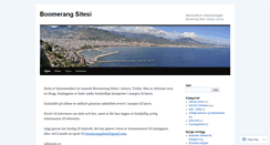 Desktop Screenshot of boomerangsitesi.wordpress.com