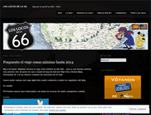Tablet Screenshot of loslocosdela66.wordpress.com