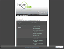 Tablet Screenshot of heidertorres.wordpress.com