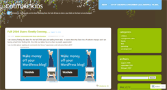 Desktop Screenshot of couturekids.wordpress.com