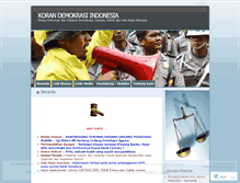 Tablet Screenshot of korandemokrasiindonesia.wordpress.com