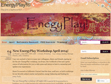 Tablet Screenshot of energyplay.wordpress.com