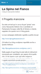 Mobile Screenshot of laspinanelfianco.wordpress.com