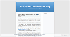 Desktop Screenshot of blueoceanconsultancy.wordpress.com