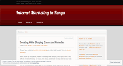 Desktop Screenshot of internetmarketinginkenya.wordpress.com