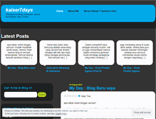 Tablet Screenshot of kaiser7days.wordpress.com