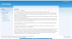 Desktop Screenshot of hamrambler.wordpress.com