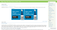 Desktop Screenshot of hogwildhunts.wordpress.com