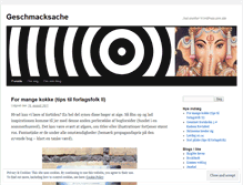 Tablet Screenshot of geschmacksacheblog.wordpress.com
