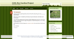 Desktop Screenshot of littlebeegarden.wordpress.com