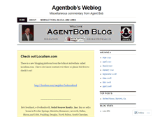 Tablet Screenshot of agentbob.wordpress.com