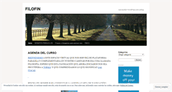 Desktop Screenshot of filofin.wordpress.com