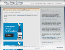 Tablet Screenshot of hatchlings.wordpress.com