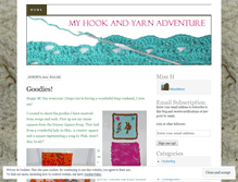 Tablet Screenshot of myhookandyarnadventure.wordpress.com