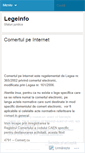 Mobile Screenshot of legeinfo.wordpress.com