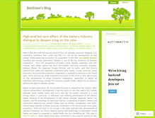 Tablet Screenshot of battbase.wordpress.com