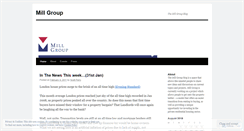 Desktop Screenshot of millgroup.wordpress.com