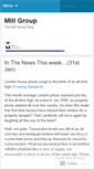 Mobile Screenshot of millgroup.wordpress.com