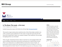 Tablet Screenshot of millgroup.wordpress.com