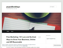 Tablet Screenshot of pcpodkowkayc.wordpress.com