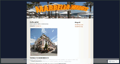 Desktop Screenshot of marbellamadness.wordpress.com