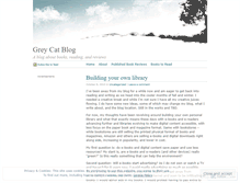 Tablet Screenshot of greycatblog.wordpress.com