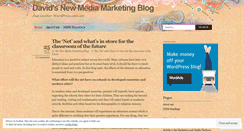 Desktop Screenshot of mbsnewmediamarketing.wordpress.com