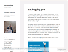 Tablet Screenshot of guttedtales.wordpress.com
